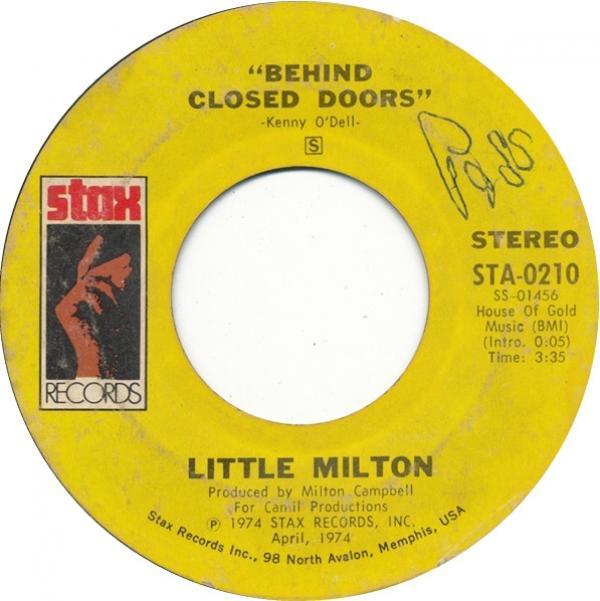 Little Milton - Behind Closed Doors