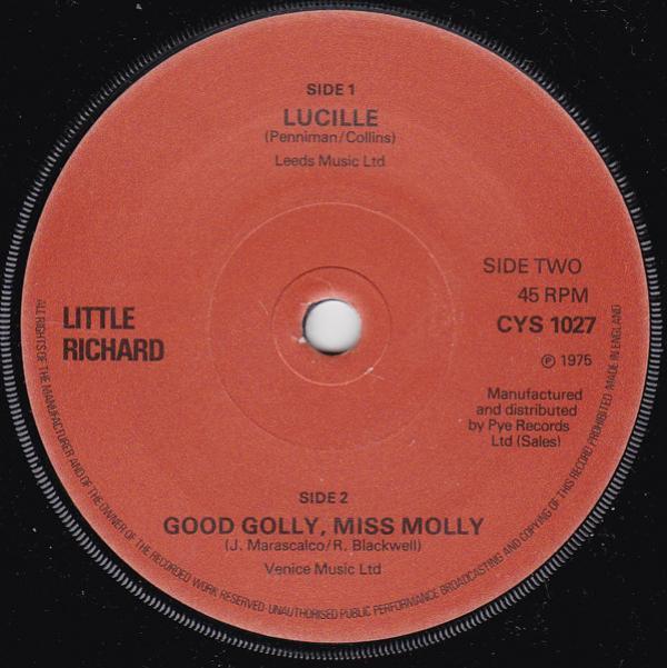 Little Richard - Lucille / Good Golly, Miss Molly