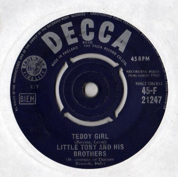 Little Tony And His Brothers - Teddy Girl