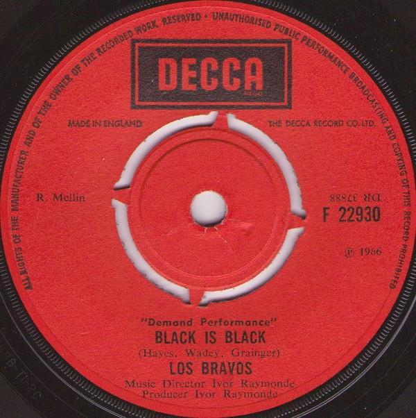 Los Bravos - Black Is Black / Bring A Little Lovin'