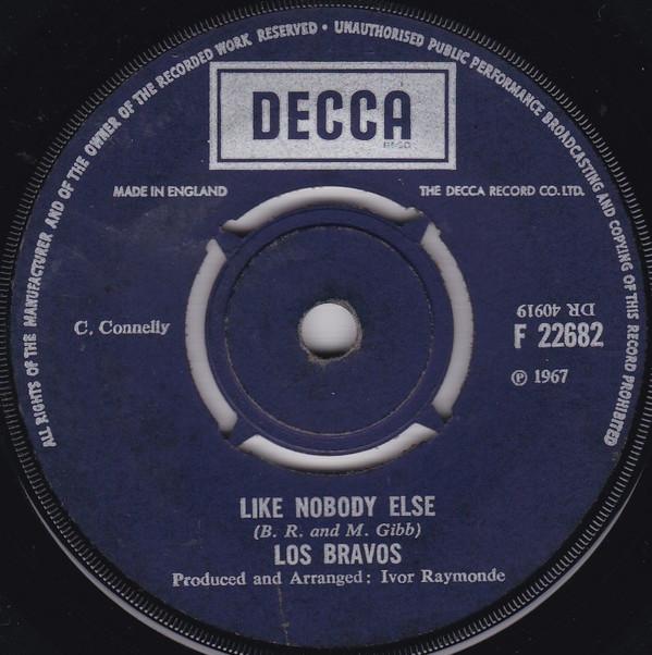 Los Bravos - Like Nobody Else / Wearing A Smile