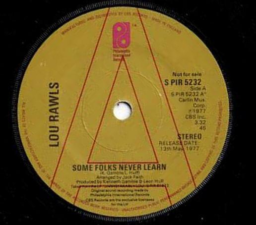Lou Rawls - Some Folks Never Learn