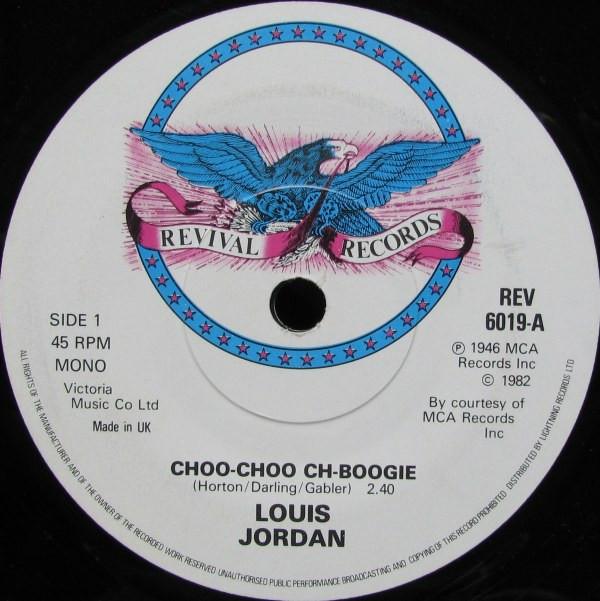 Louis Jordan - Choo-Choo Ch-Boogie / 	Saturday Night Fish Fry