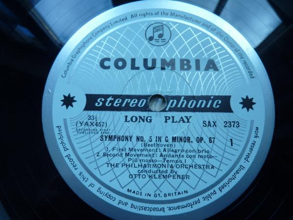 Ludwig van Beethoven, Philharmonia Orchestra, Otto Klemperer - The Beethoven Symphonies: Number 5 In C Minor Op. 67 / Overture 'King Stephen' Op. 117