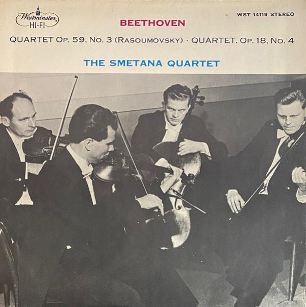 Ludwig van Beethoven, Smetana Quartet - Quartet Op. 59, No. 3 (Rasoumovsky) / Quartet, Op. 18, No. 4