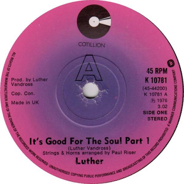 Luther - It's Good For The Soul