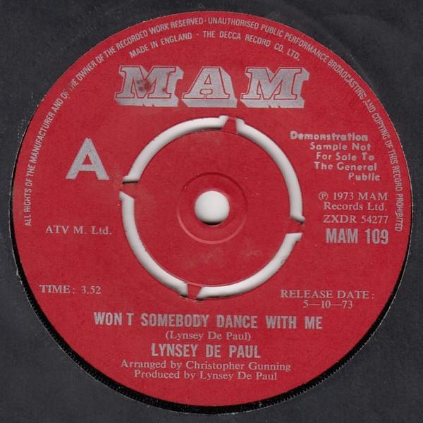 Lynsey De Paul - Won't Somebody Dance With Me