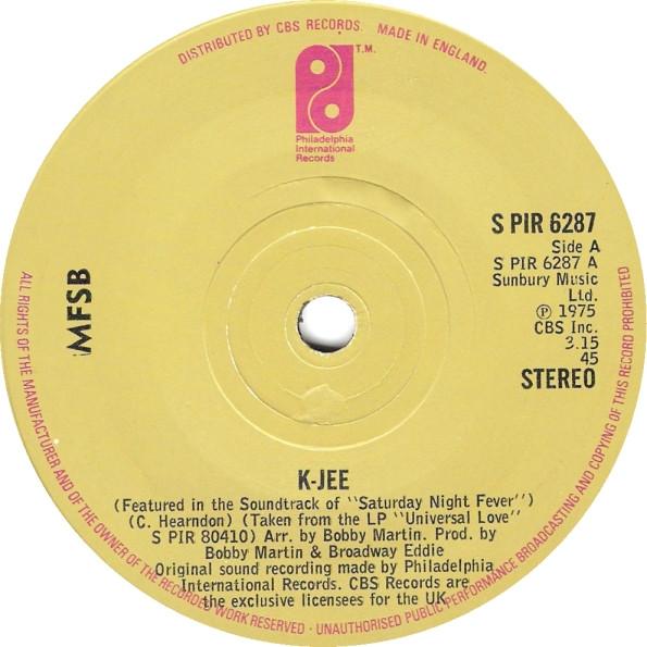 MFSB - K-Jee / My Mood