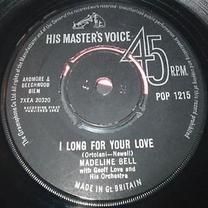 Madeline Bell, Geoff Love & His Orchestra - I Long For Your Love