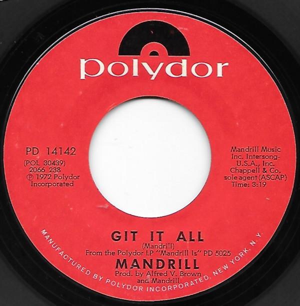 Mandrill - Git It All / Cohelo