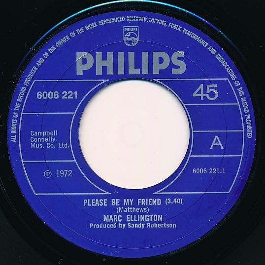 Marc Ellington - Please Be My Friend