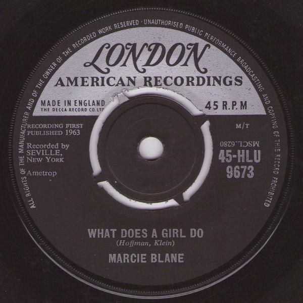 Marcie Blane - What Does A Girl Do