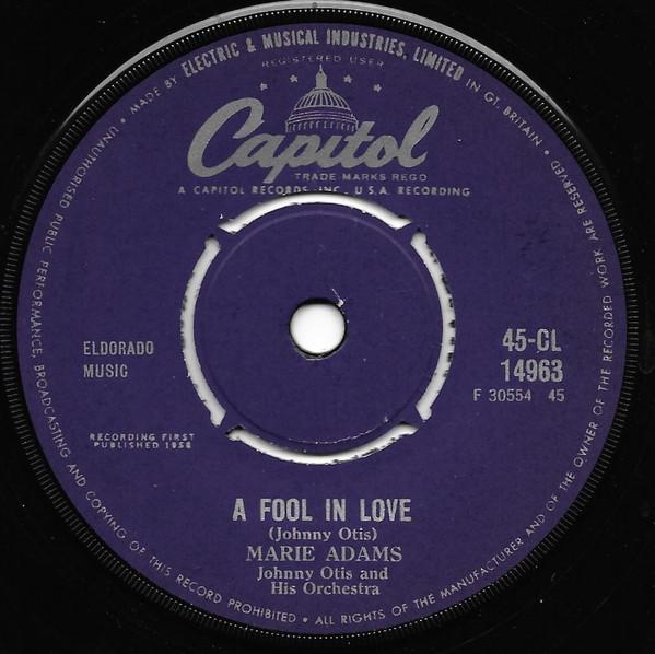 Marie Adams - A Fool In Love