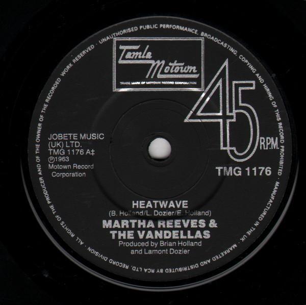 Martha Reeves & The Vandellas - Heatwave / Dancing In The Street