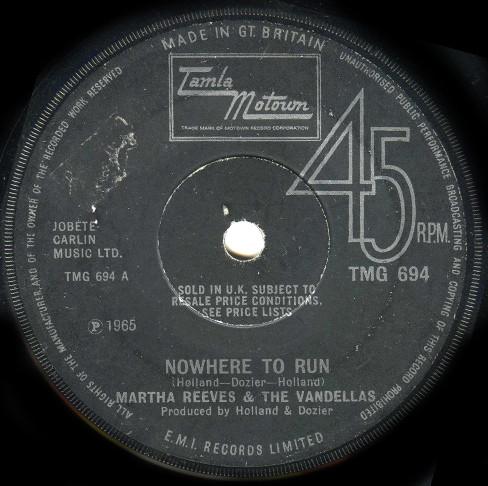 Martha Reeves & The Vandellas - Nowhere To Run