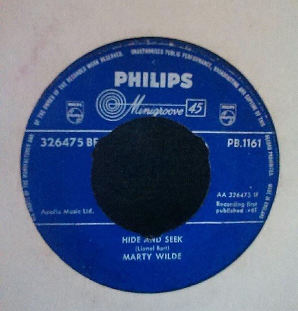 Marty Wilde - Hide And Seek / Crazy Dream