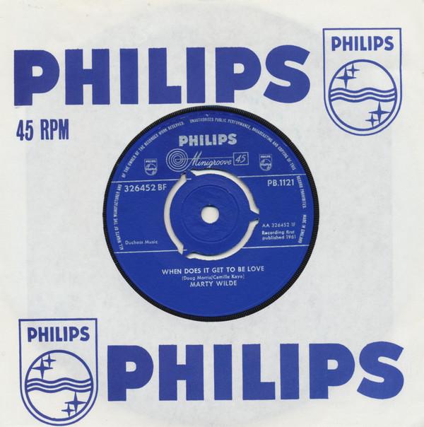 Marty Wilde - When Does It Get To Be Love