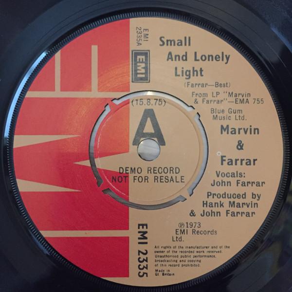 Marvin And Farrar - Small And Lonely Light