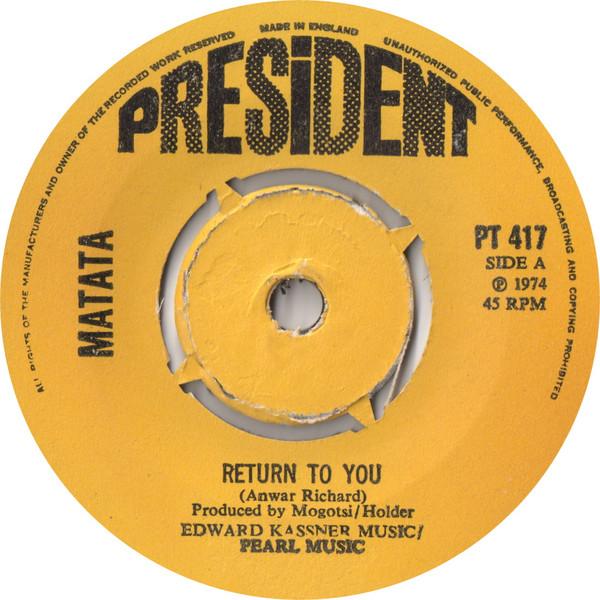 Matata - Return To You