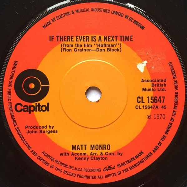 Matt Monro - If There Ever Is A Next Time