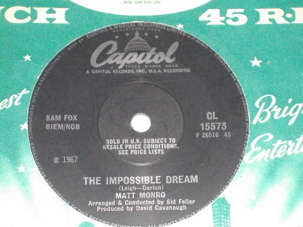 Matt Monro - The Impossible Dream