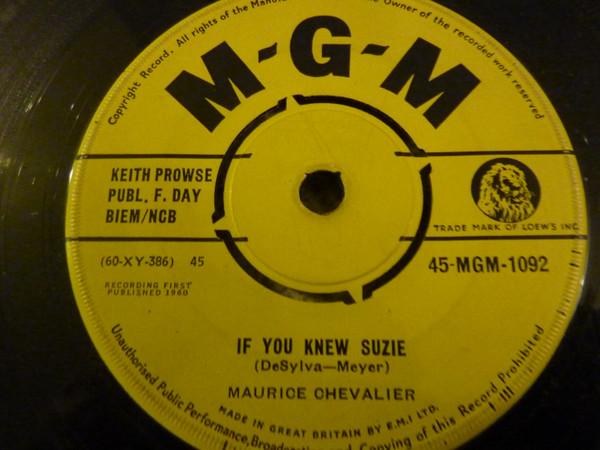 Maurice Chevalier - If You Knew Suzie