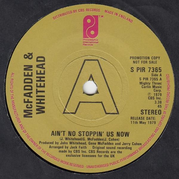 McFadden & Whitehead - Ain't No Stoppin' Us Now