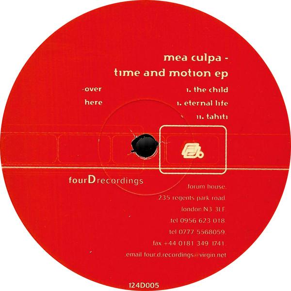 Mea Culpa - Time And Motion E.P.