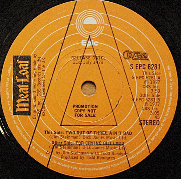 Meat Loaf - Two Out Of Three Ain't Bad