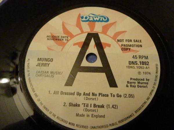 Mungo Jerry - All Dressed Up And No Place To Go