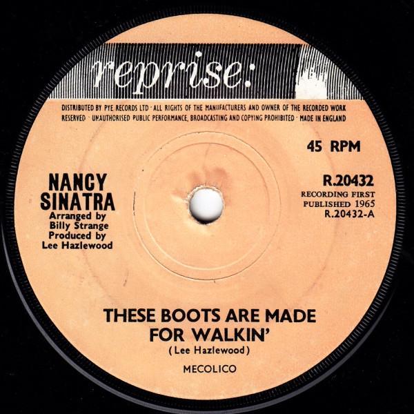 Nancy Sinatra - These Boots Are Made For Walkin'