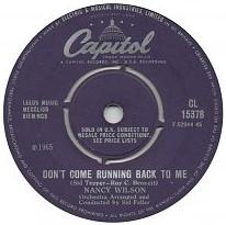 Nancy Wilson - Love Has Many Faces/Don't Come Running Back To Me