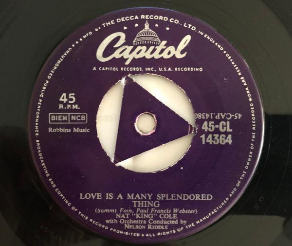 Nat King Cole - Love Is A Many Splendored Thing / Autumn Leaves
