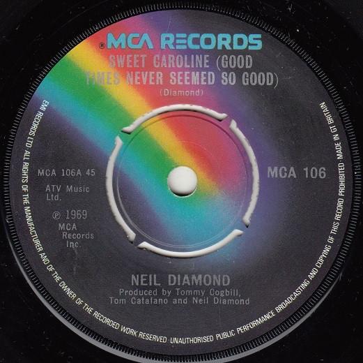 Neil Diamond - Sweet Caroline (Good Times Never Seemed So Good)