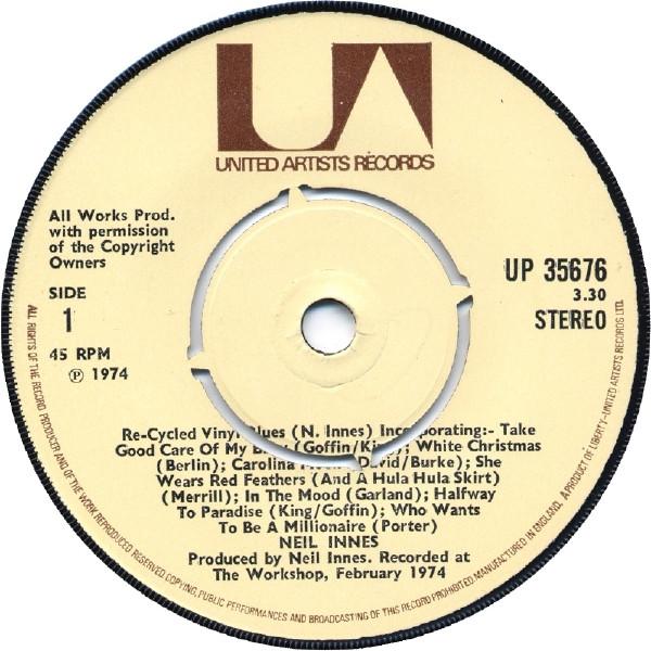 Neil Innes - Re-Cycled Vinyl Blues / Fluff On The Needle