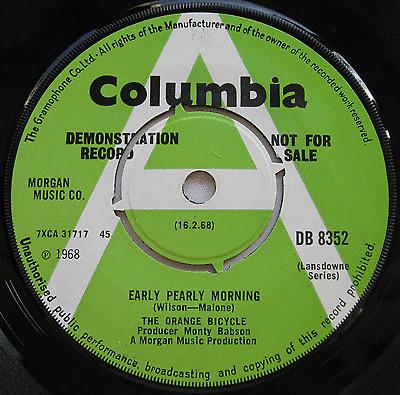 Orange Bicycle - Early Pearly Morning/Go With Goldie