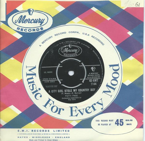 Patti Page - A City Girl Stole My Country Boy