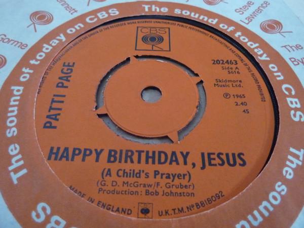 Patti Page - Happy Birthday, Jesus (A Child's Prayer) / Christmas Bells