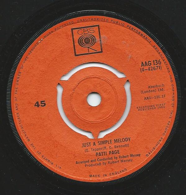 Patti Page - Just A Simple Melody