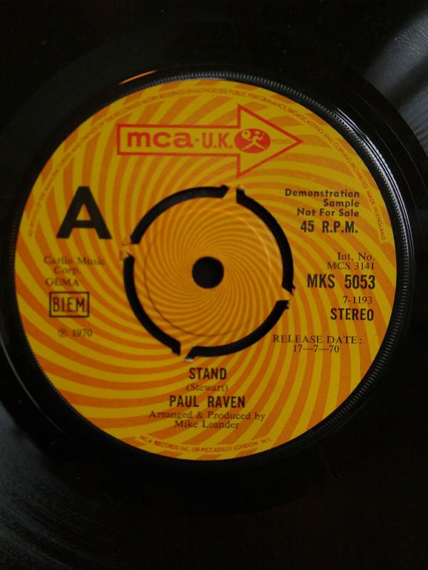 Paul Raven (2) - Stand / Soul Thing