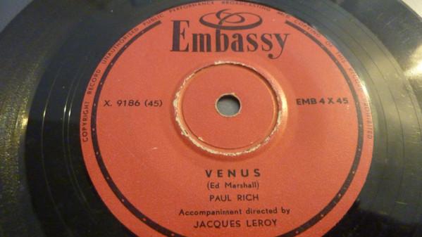 Paul Rich - Venus / Wonderful Secret Of Love