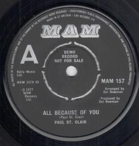 Paul St Clair - All Because Of You