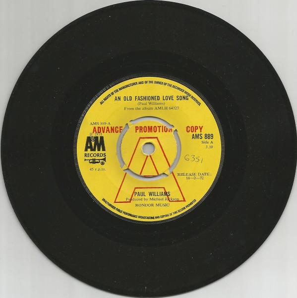 Paul Williams (2) - An Old Fashioned Love Song