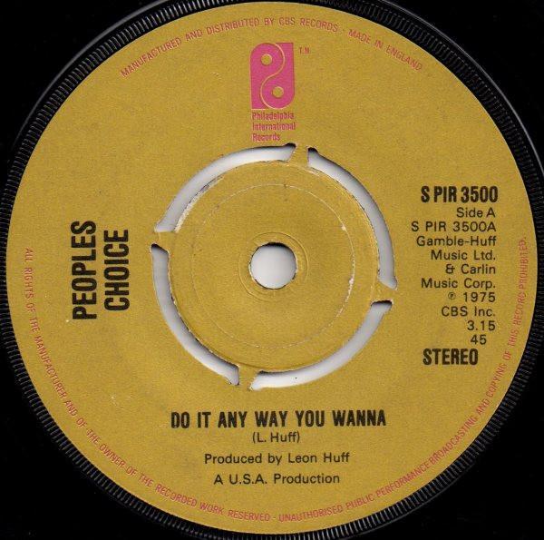 People's Choice - Do It Any Way You Wanna