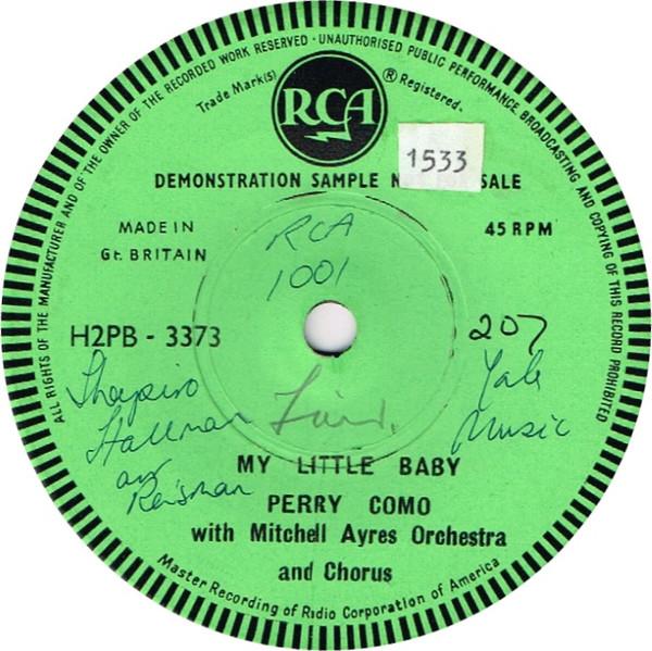 Perry Como - My Little Baby