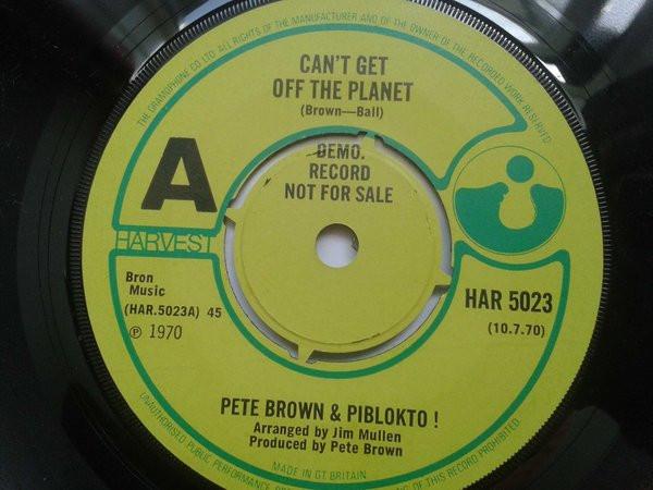 Pete Brown & Piblokto! - Can't Get Off The Planet