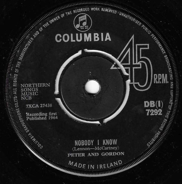Peter & Gordon - Nobody I Know