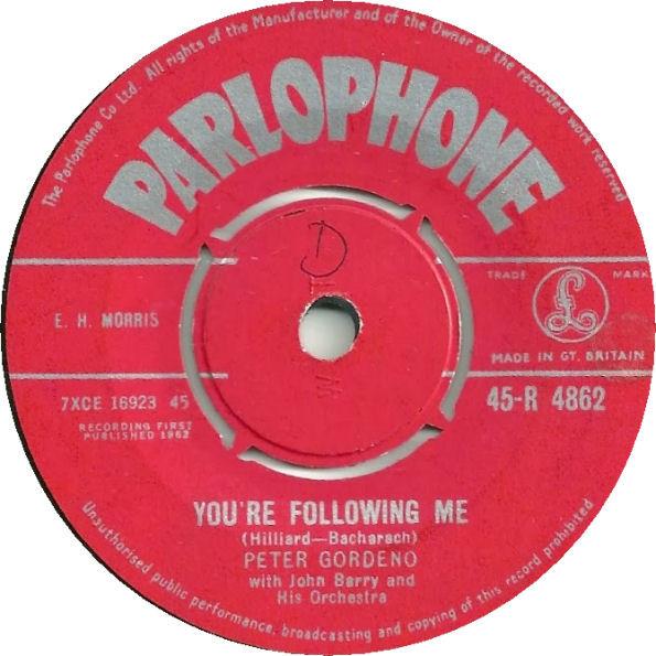 Peter Gordeno (2), John Barry & His Orchestra - You're Following Me