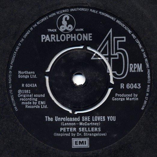 Peter Sellers - The Unreleased She Loves You