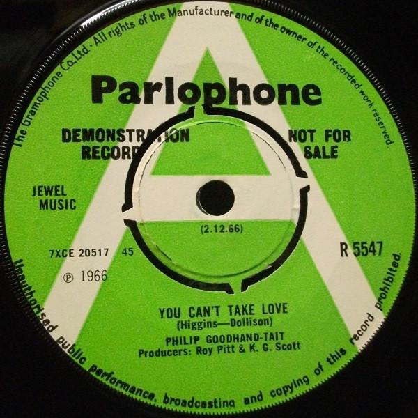 Phillip Goodhand-Tait - You Can't Take Love